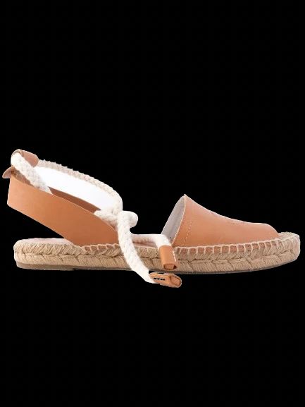 Perfect Rag&amp;Bone Orange Leather Sandals Size 40 with Jute Sole