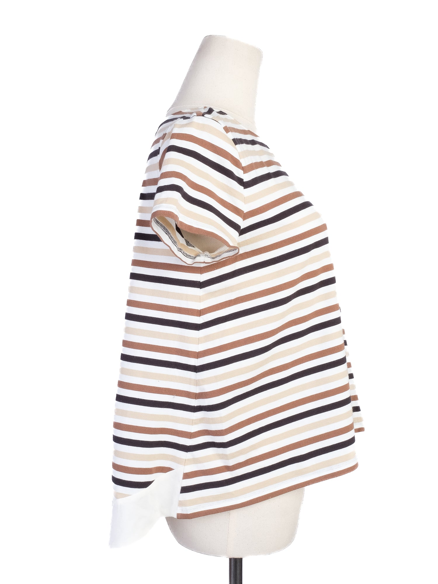 Excellent Weekend MaxMara Striped T-Shirt Size S Cotton Blend