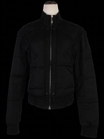 Excellent Nina Ricci Black Quilted Jacket Size S