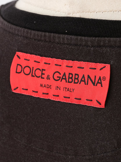 Excellent Dolce &amp; Gabbana Black T-shirt Size S D&amp;G LOVE IS LOVE