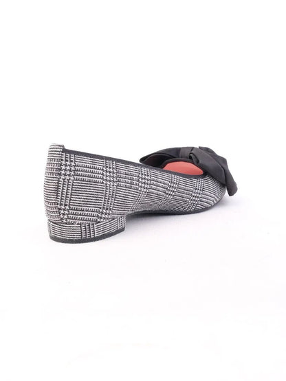 NEW Pretty Ballerinas Gray Fabric Flat Shoes Size 36 with Bow