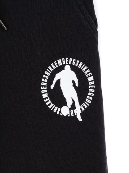 Excellent Bikkembergs Black Kids Tracksuit Size 10 Cotton