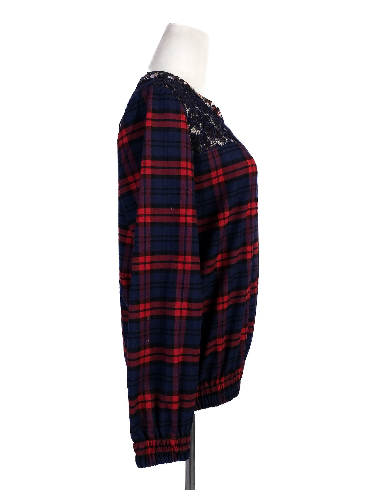 Sportmax Excellent Condition Plaid Long-Sleeve Shirt Size S