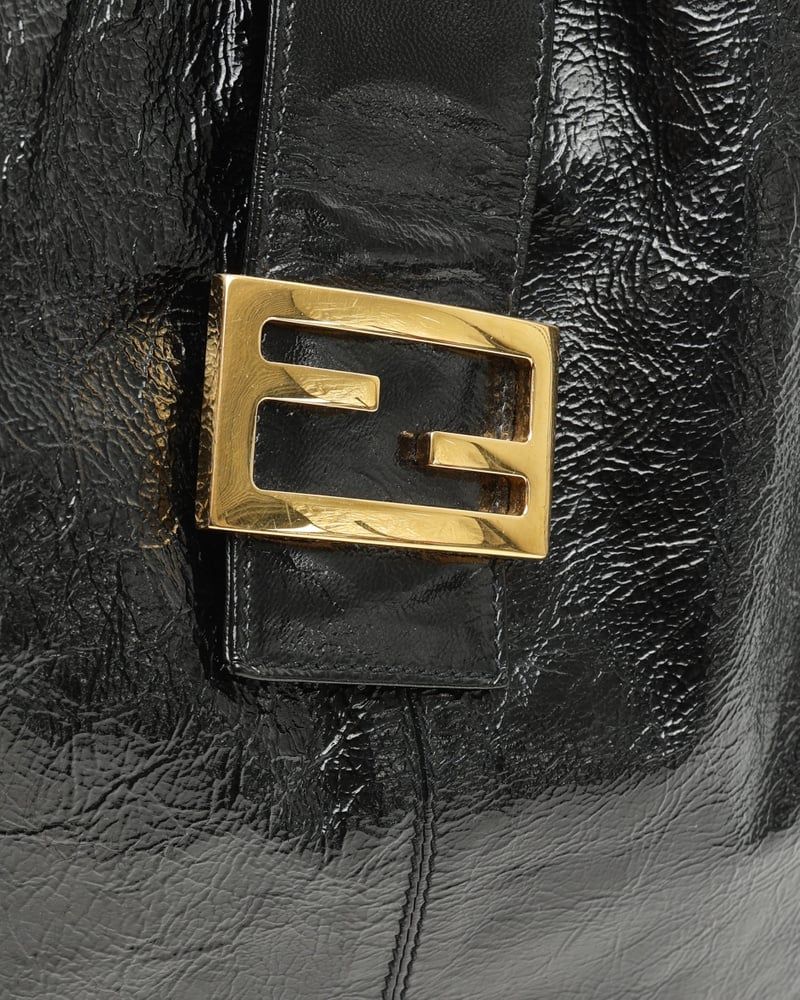 Fendi Patent FF Shoulder Bag