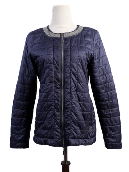 Excellent Liu Jo Navy Blue Quilted Jacket Size M