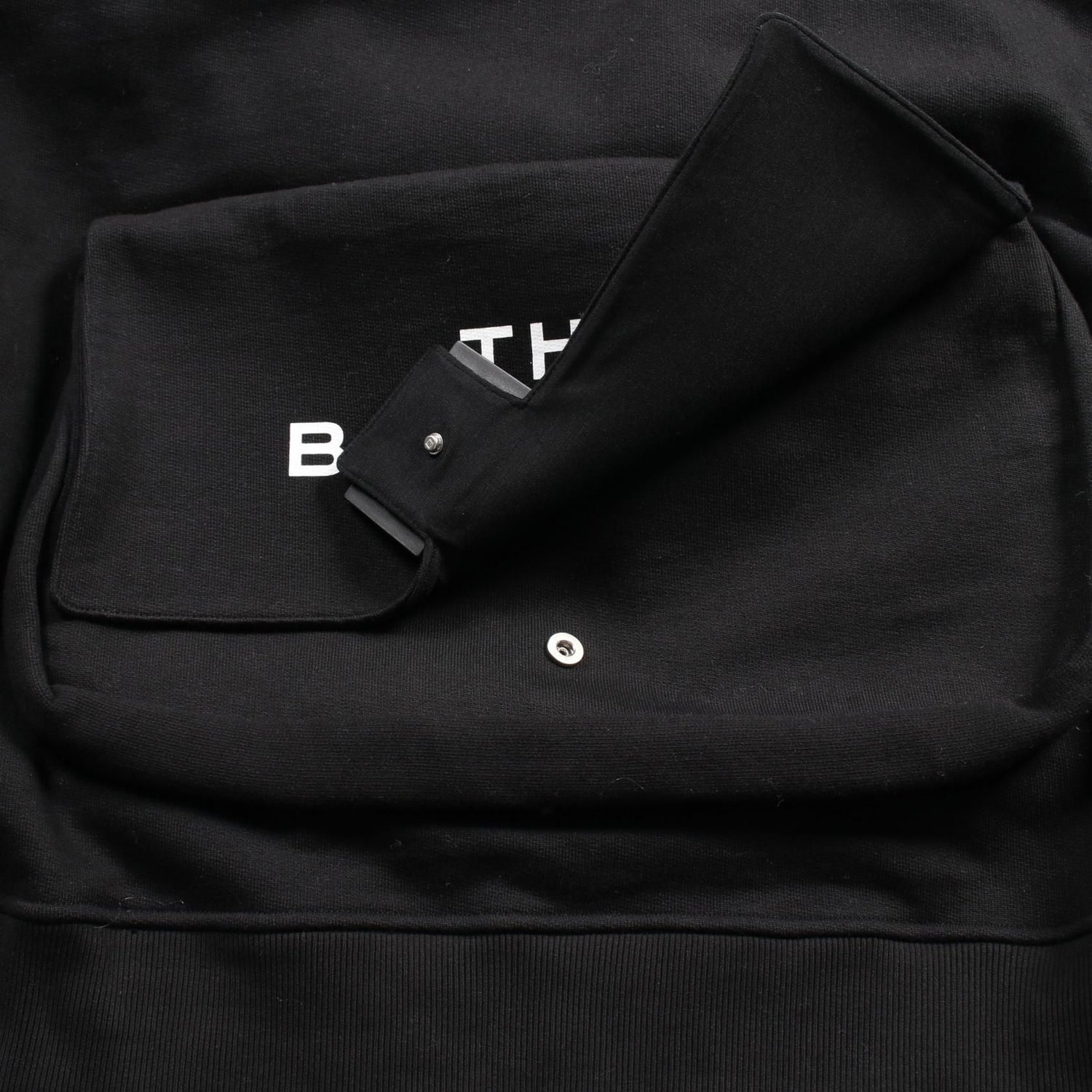 Fendi X Marc Jacobs Ff Baguette Hoodie Fy 1218ax 2h Cotton Black Mens M