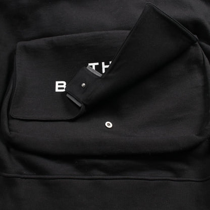 Fendi X Marc Jacobs Ff Baguette Hoodie Fy 1218ax 2h Cotton Black Mens M