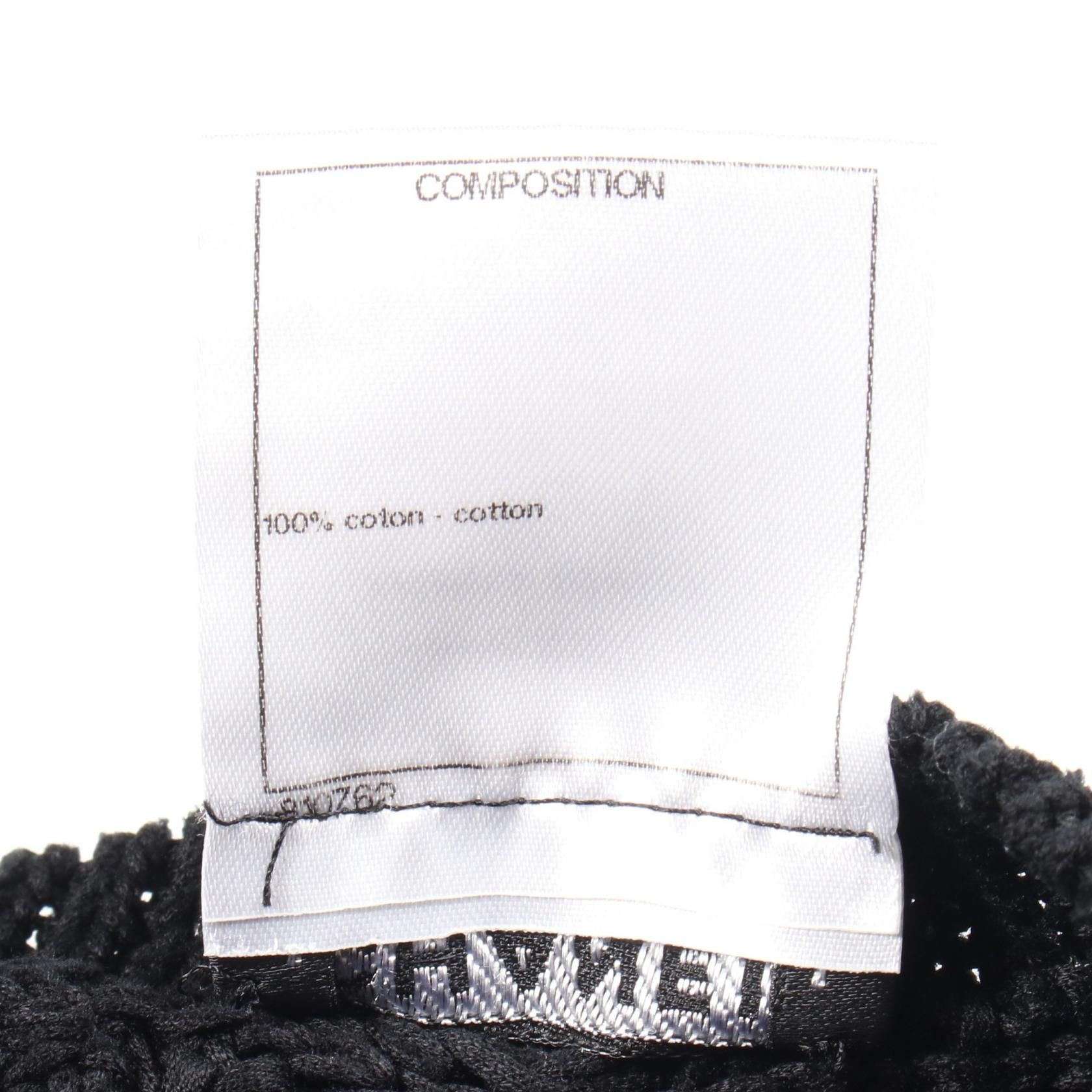Chanel Black Dress Cotton P 49313k 06205