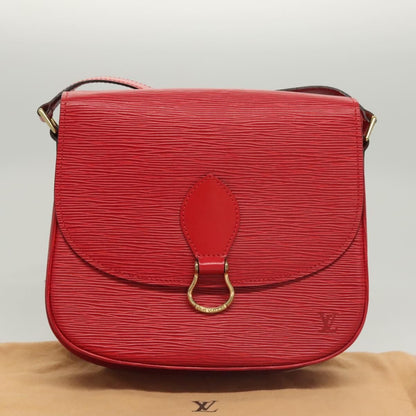 Louis Vuitton Epi Saint Cloud Gm Shoulder Bag Red M 52197 Lv Auth