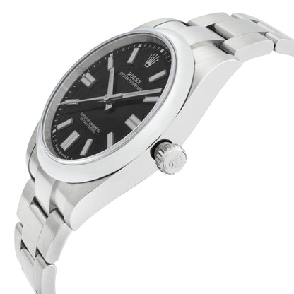 Rolex Oyster Perpetual 36mm Steel Black Dial Automatic Mens Watch 126000