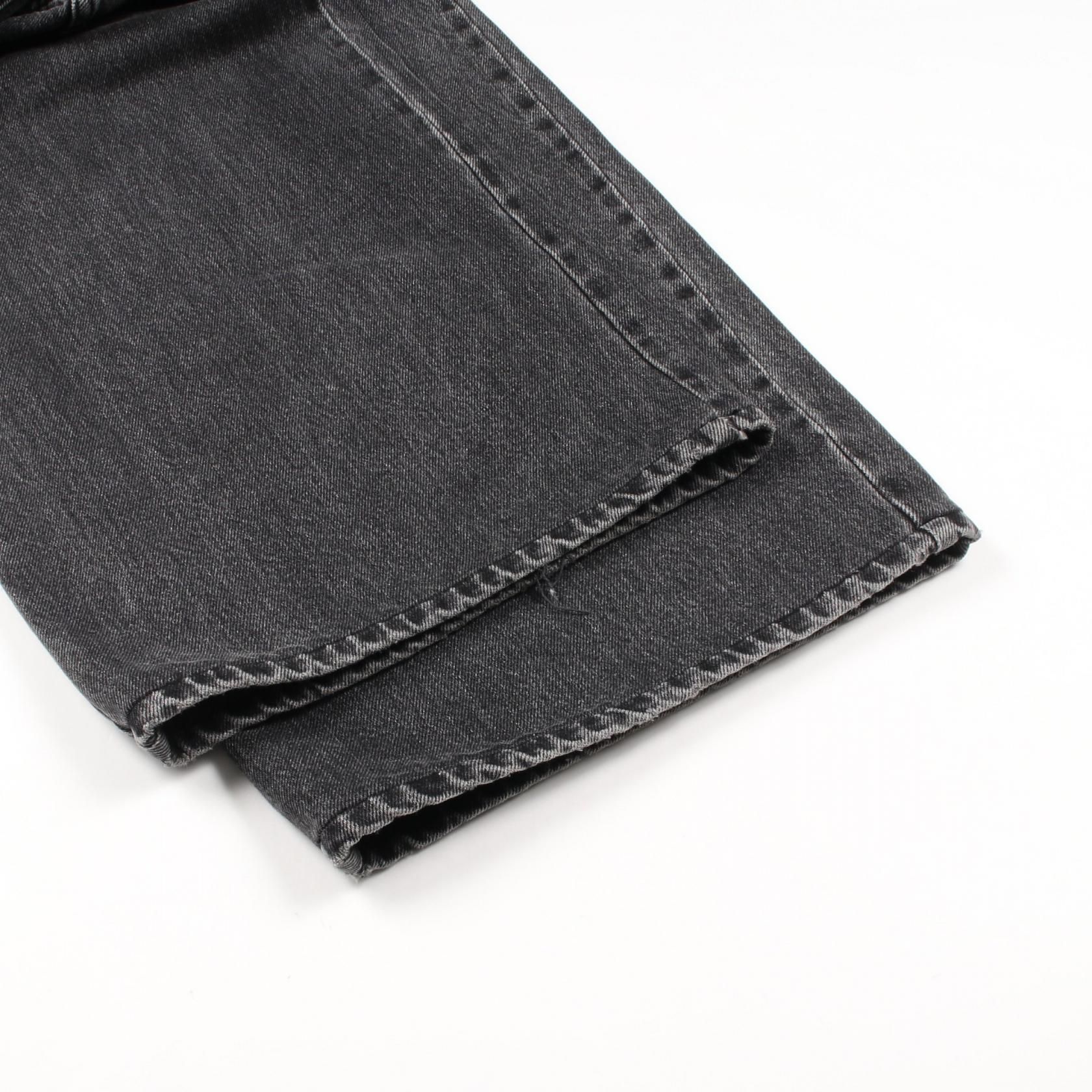 Chanel Gray Denim Pants Cotton P 64403v