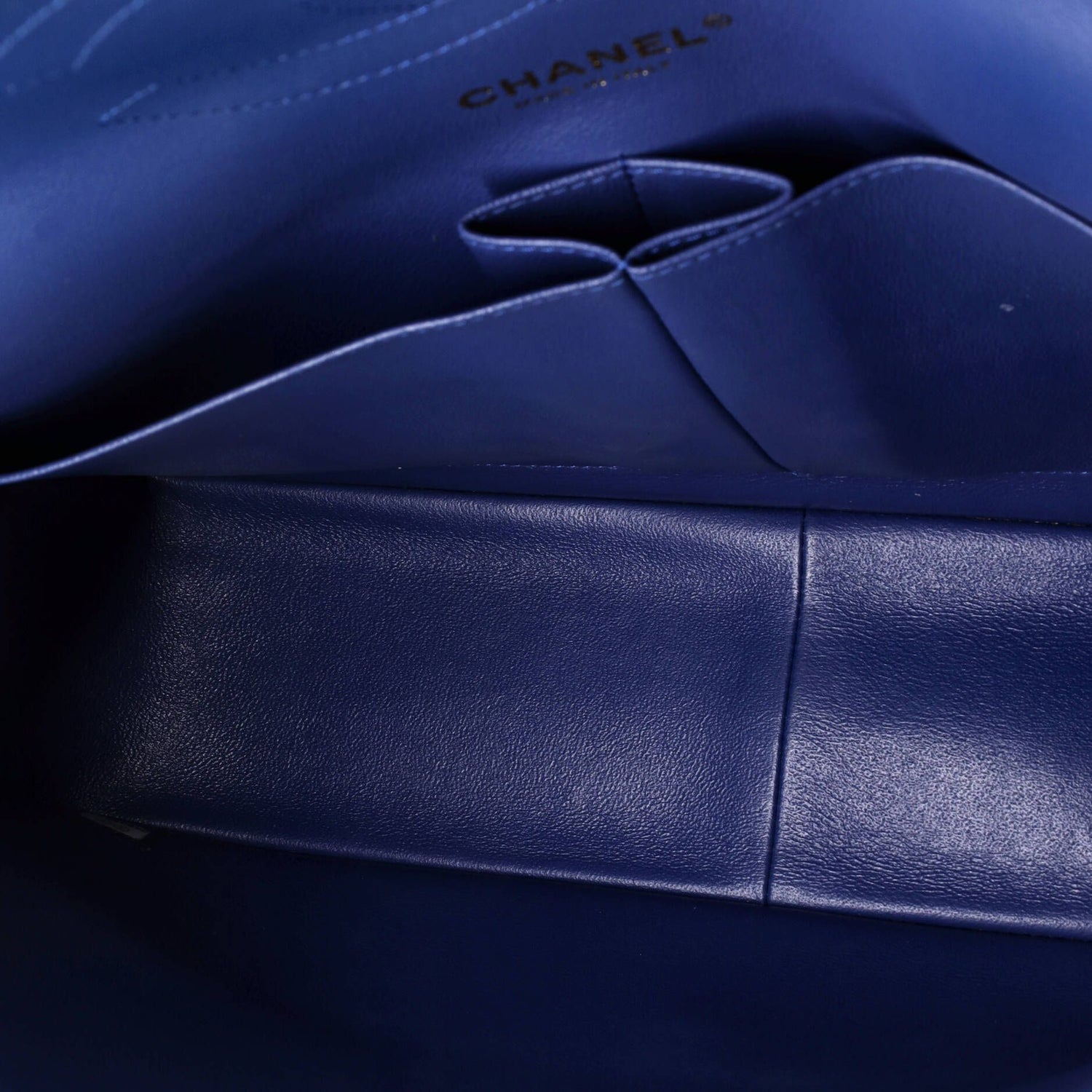 Chanel Classic Double Flap Bag Chevron Lambskin Jumbo