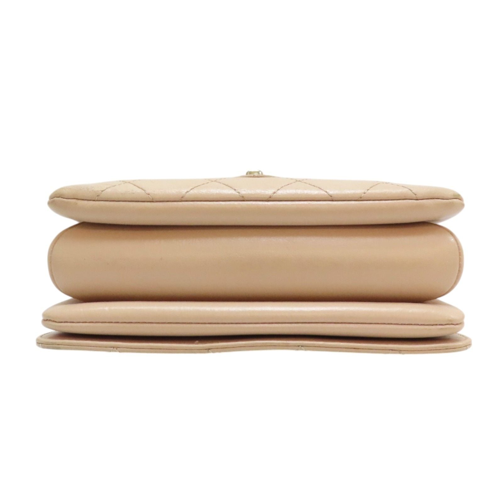 Chanel Matelasse Shoulder Handbag Calfskin Pink (no Card)