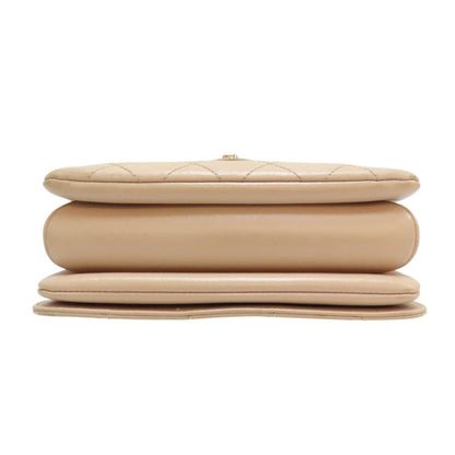 Chanel Matelasse Shoulder Handbag Calfskin Pink (no Card)