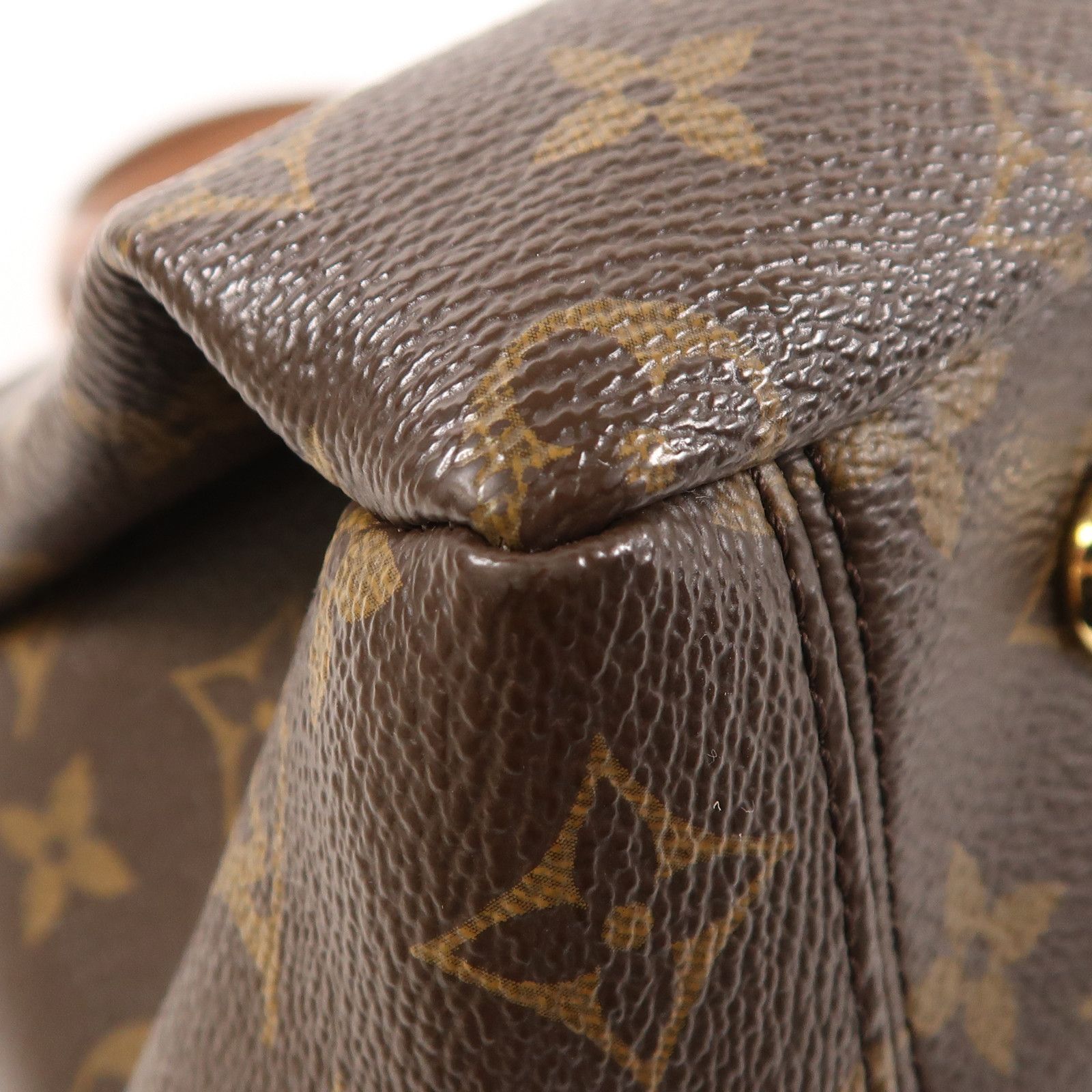 Louis Vuitton Monogram Pallas Hand-milled Shoulder And Back Bags Brown Noir 2way Shoulder Bag M 41064