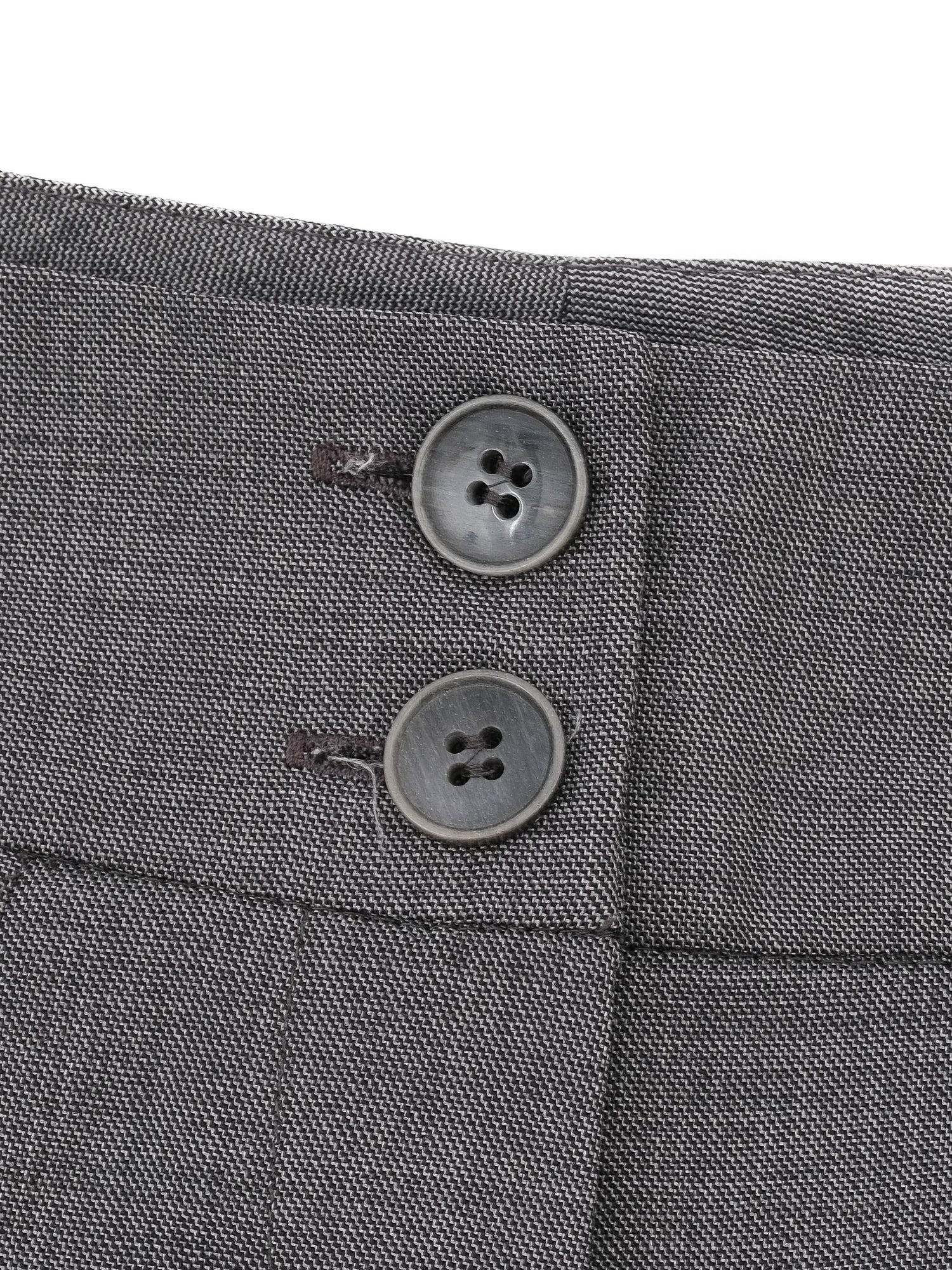 Excellent Weekend MaxMara Gray Wool Shorts Size S