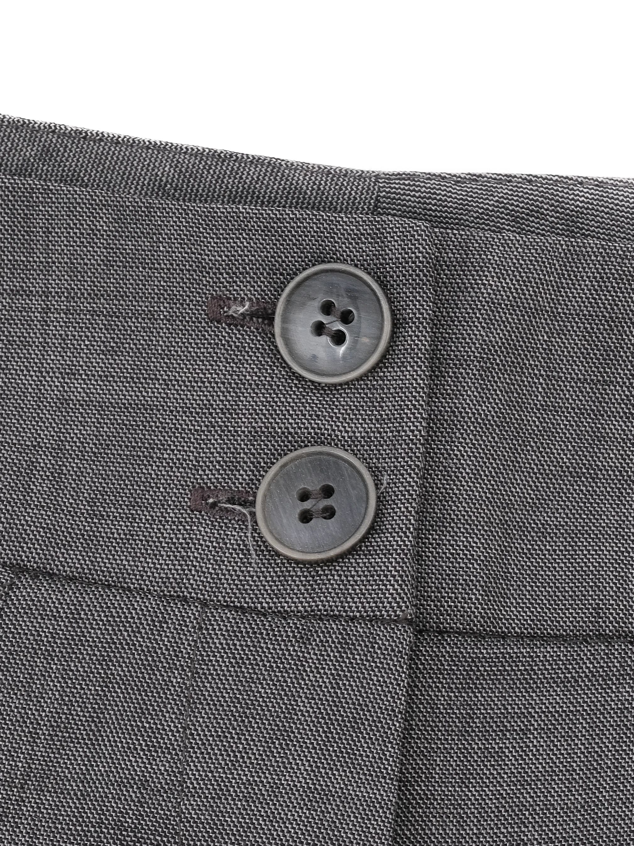 Excellent Weekend MaxMara Gray Wool Shorts Size S