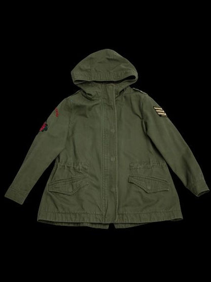 NEW Zadig&amp;Voltaire Olive Green Military Jacket Size 7 for Kids