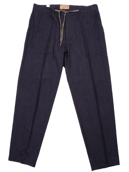 Excellent Marco Pescarolo Napoli Blue Cashmere Trousers Size 48