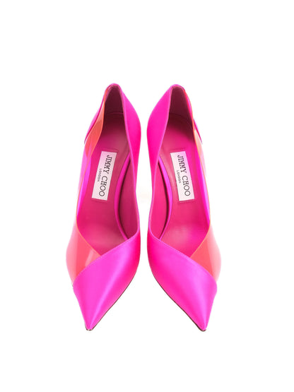 Excellent Jimmy Choo Pink High-Heeled Shoes Size 37.5