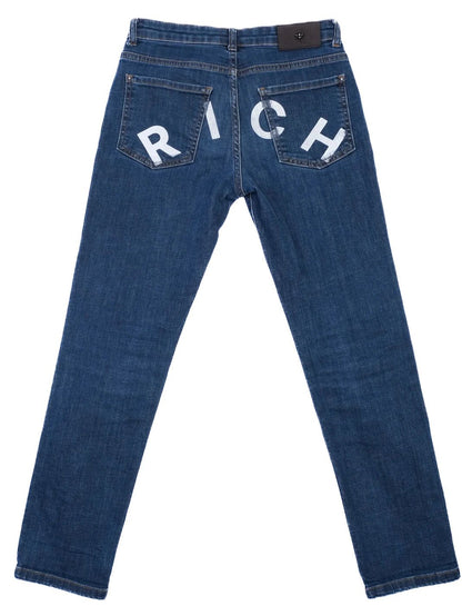 Excellent Richmond Blue Jeans for Kids Size 12 Cotton Natural