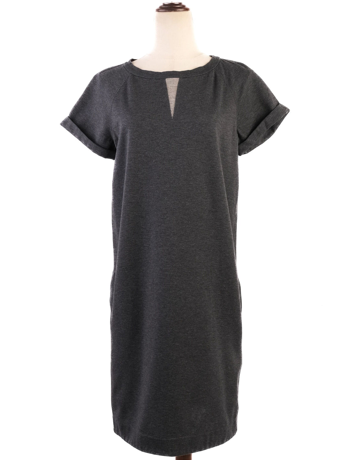 Brunello Cucinelli Gray Dress Elastane Size S Excellent Condition