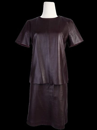 Excellent Weekend MaxMara Red Viscose Dress and Top Set Size S