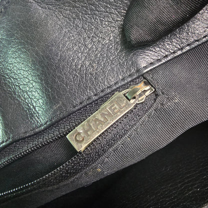 Chanel Turn-around Ligne Black Deerskin