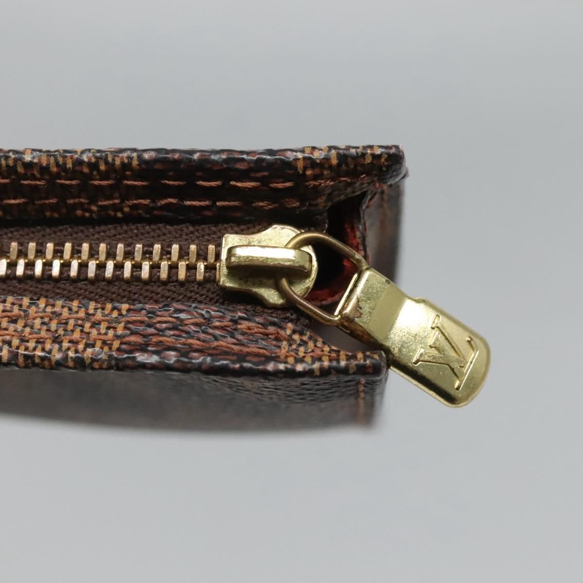 Louis Vuitton Damier Ebene Marais Pouch Lv Auth