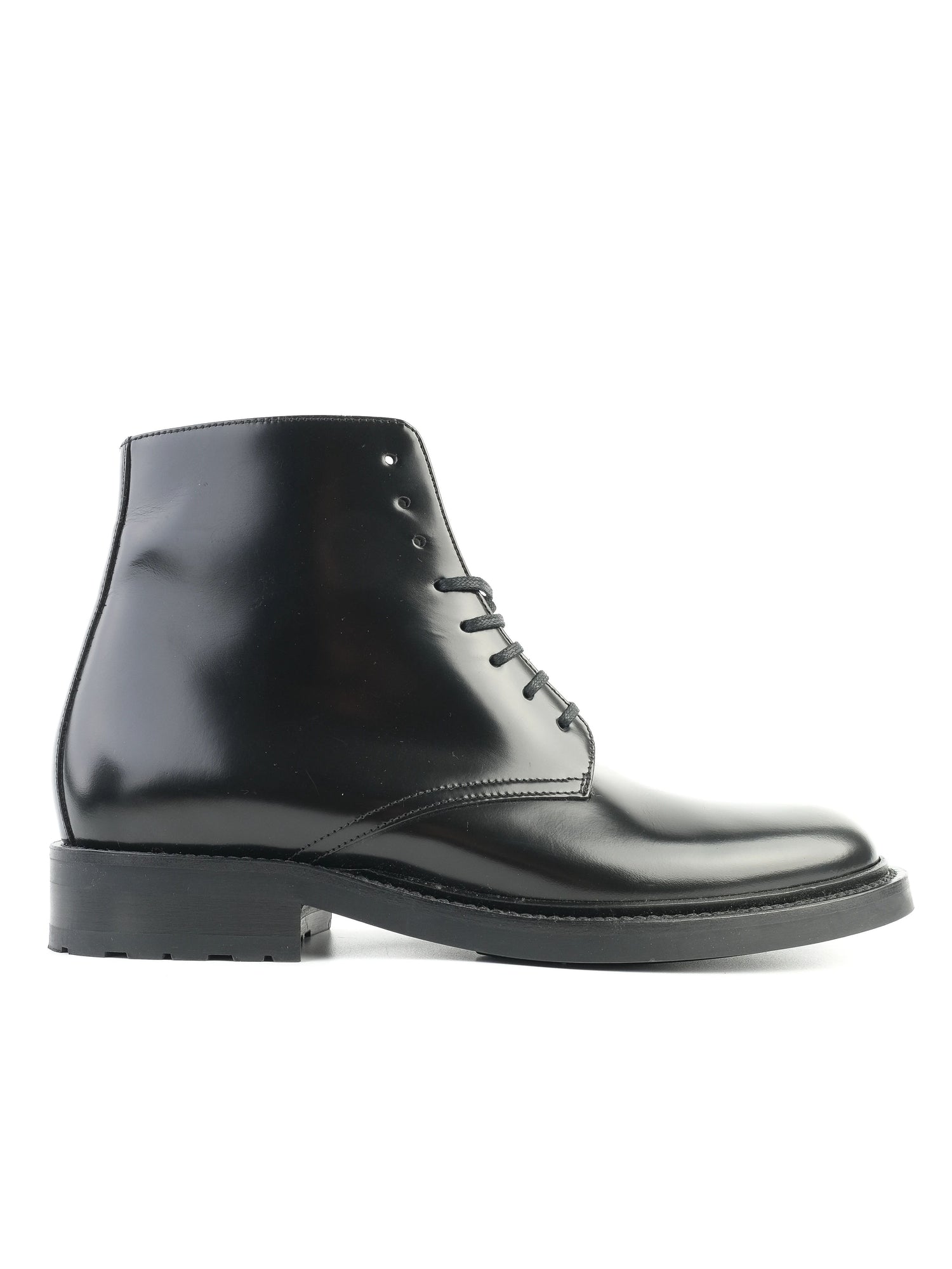 Excellent Yves Saint Laurent Black Leather Boots Size 40