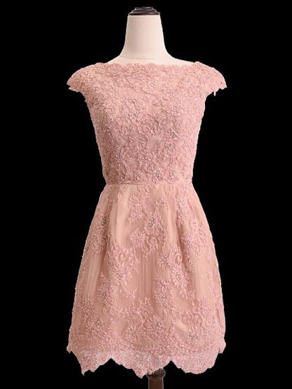 Sherri Hill Pink Lace Dress Excellent Condition Size N/A