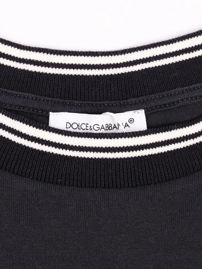 Excellent Dolce Gabbana Kids Blue T-Shirt Size 10 Cotton