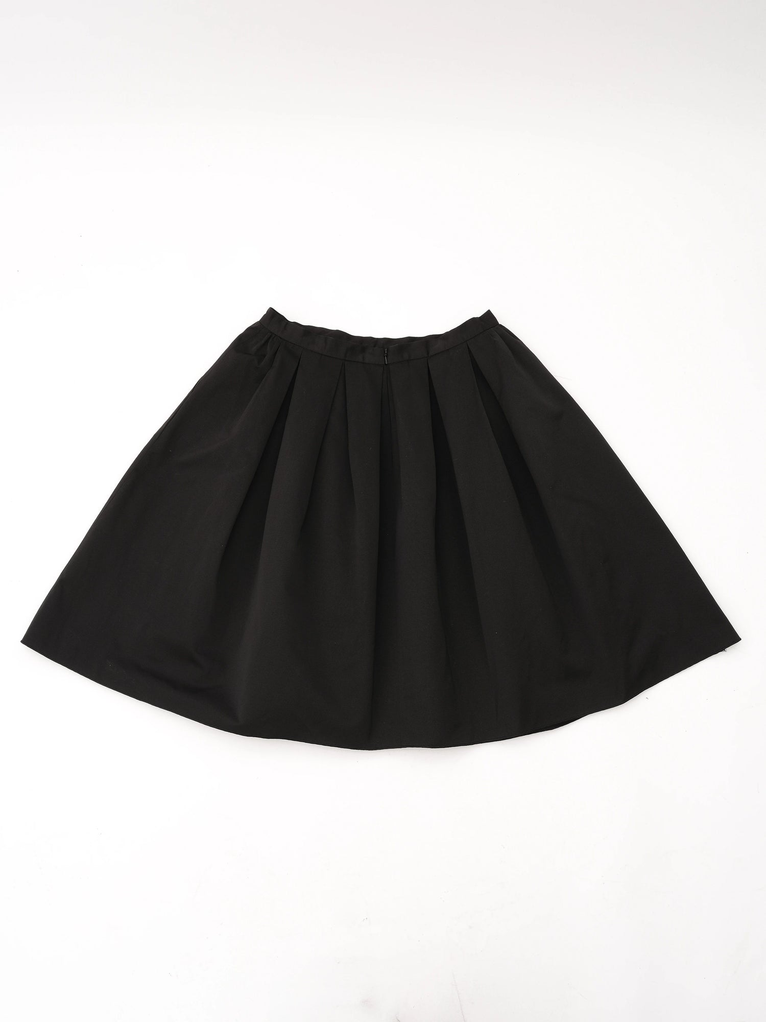 Excellent Max Mara Black Pleated Skirt Size XL 100% Polyester