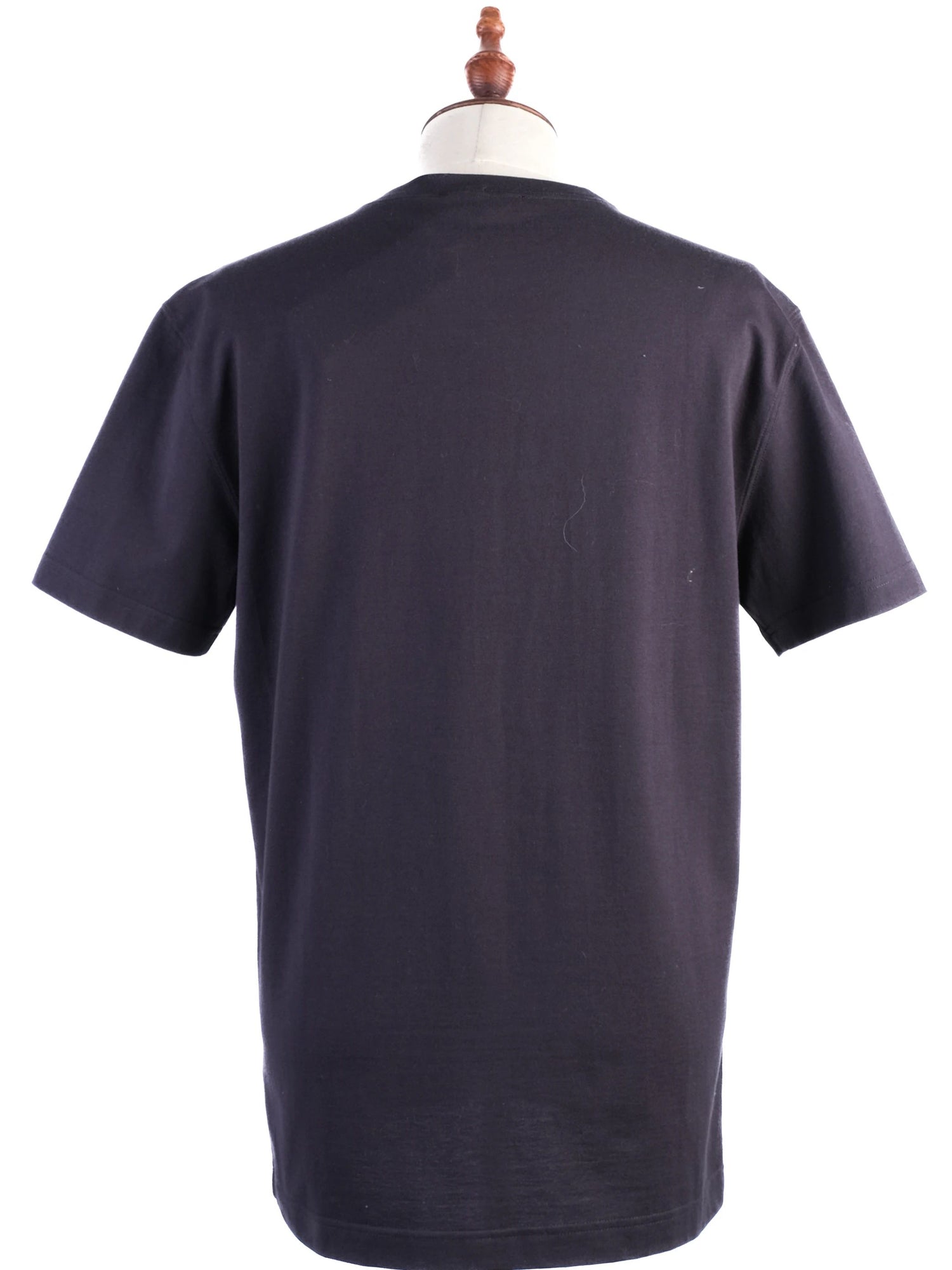NEW Dolce Gabbana Blue Cotton T-Shirt Size S with DG Compass Logo