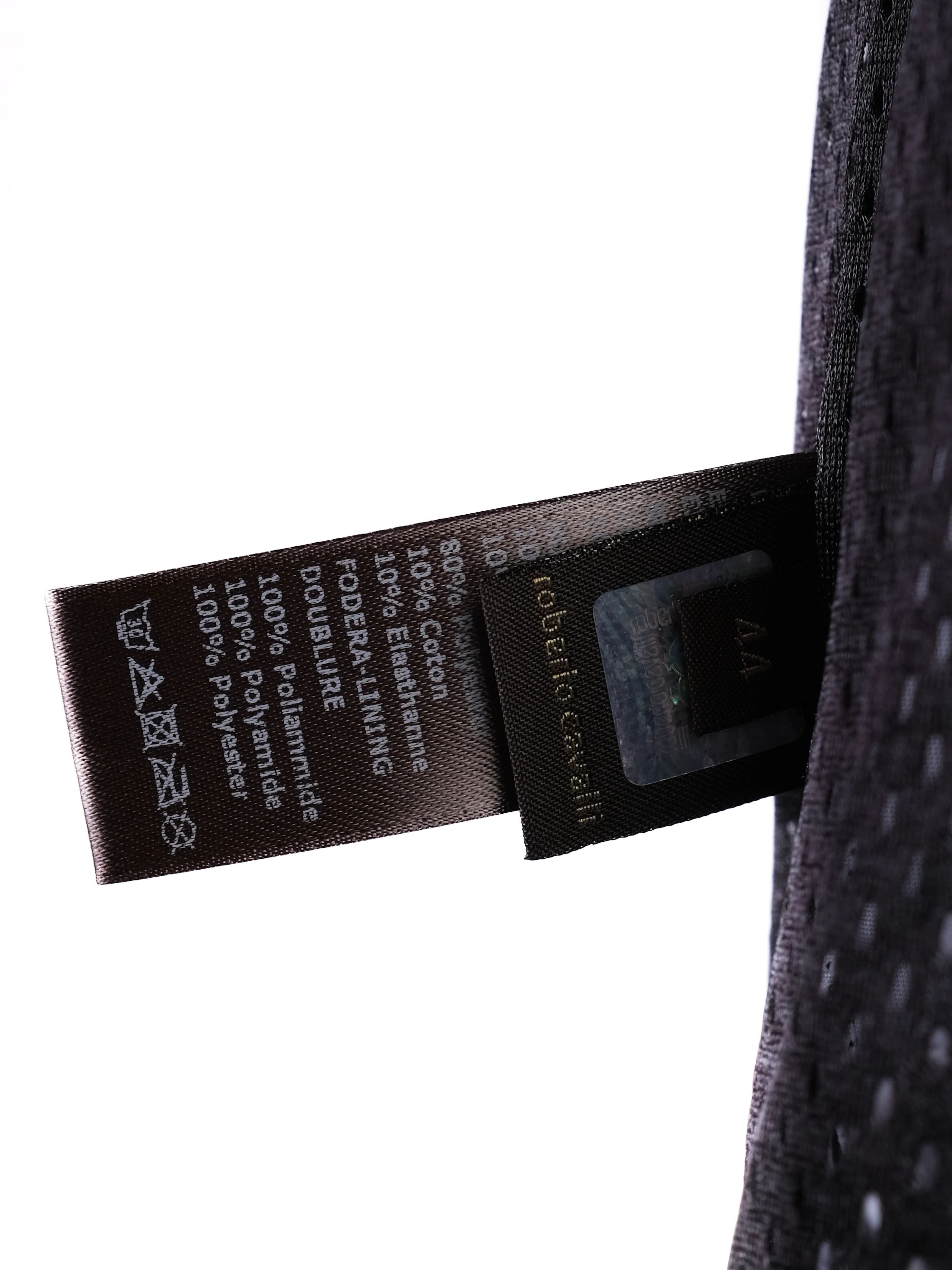 Excellent Roberto Cavalli Hooded Jacket Purple Black Size M