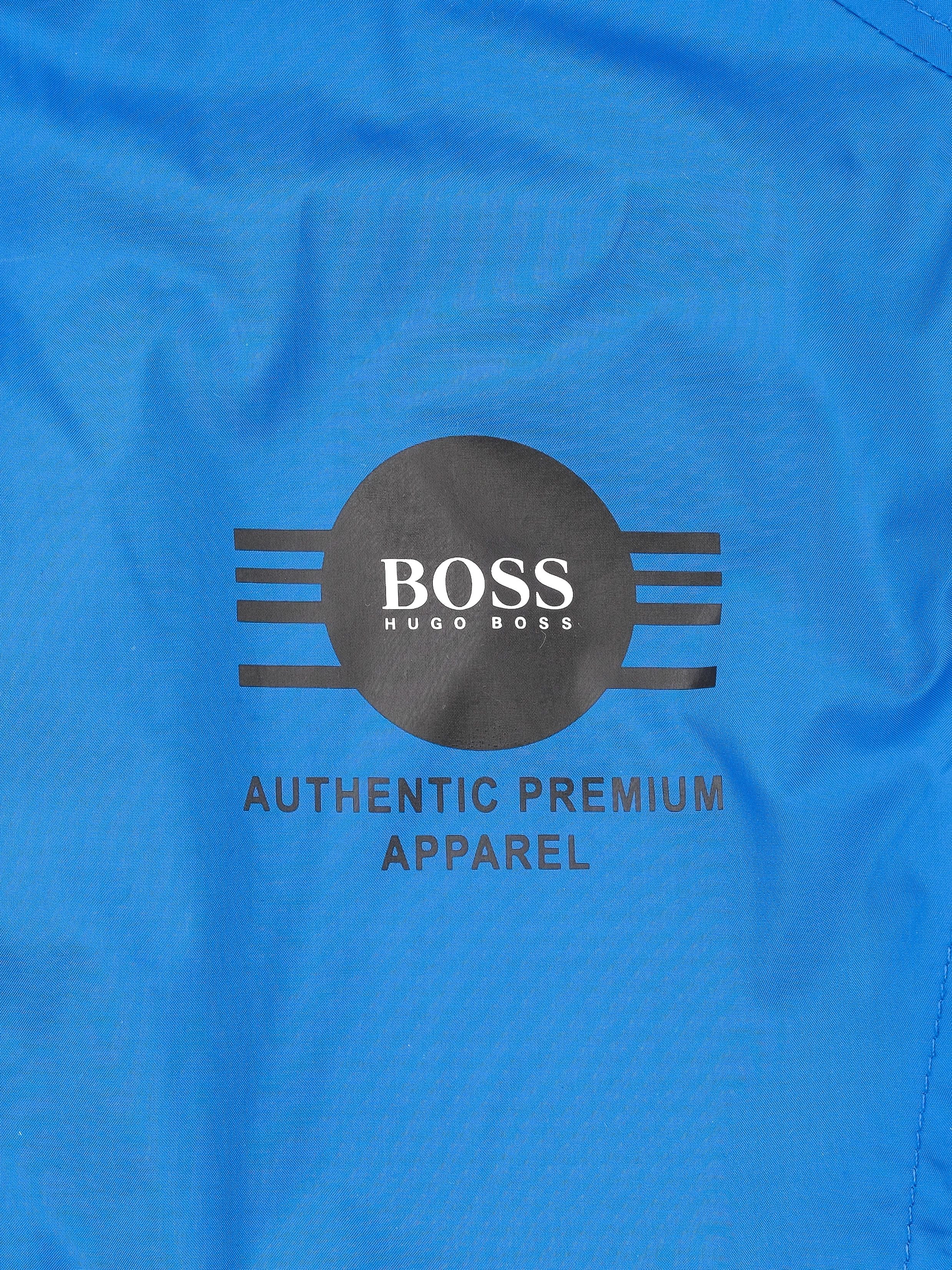 Excellent Hugo Boss Blue Hooded Jacket for Kids Size 6