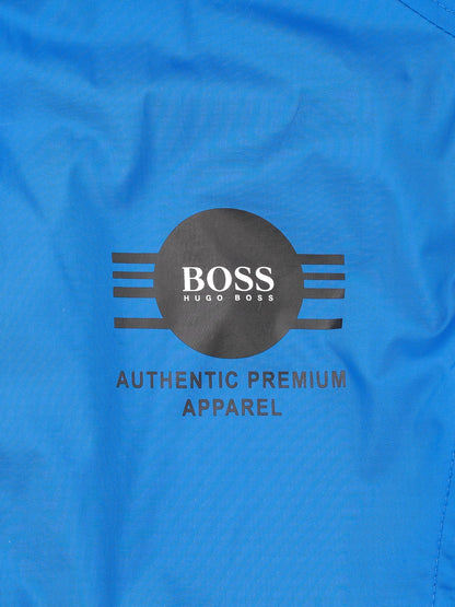Excellent Hugo Boss Blue Hooded Jacket for Kids Size 6