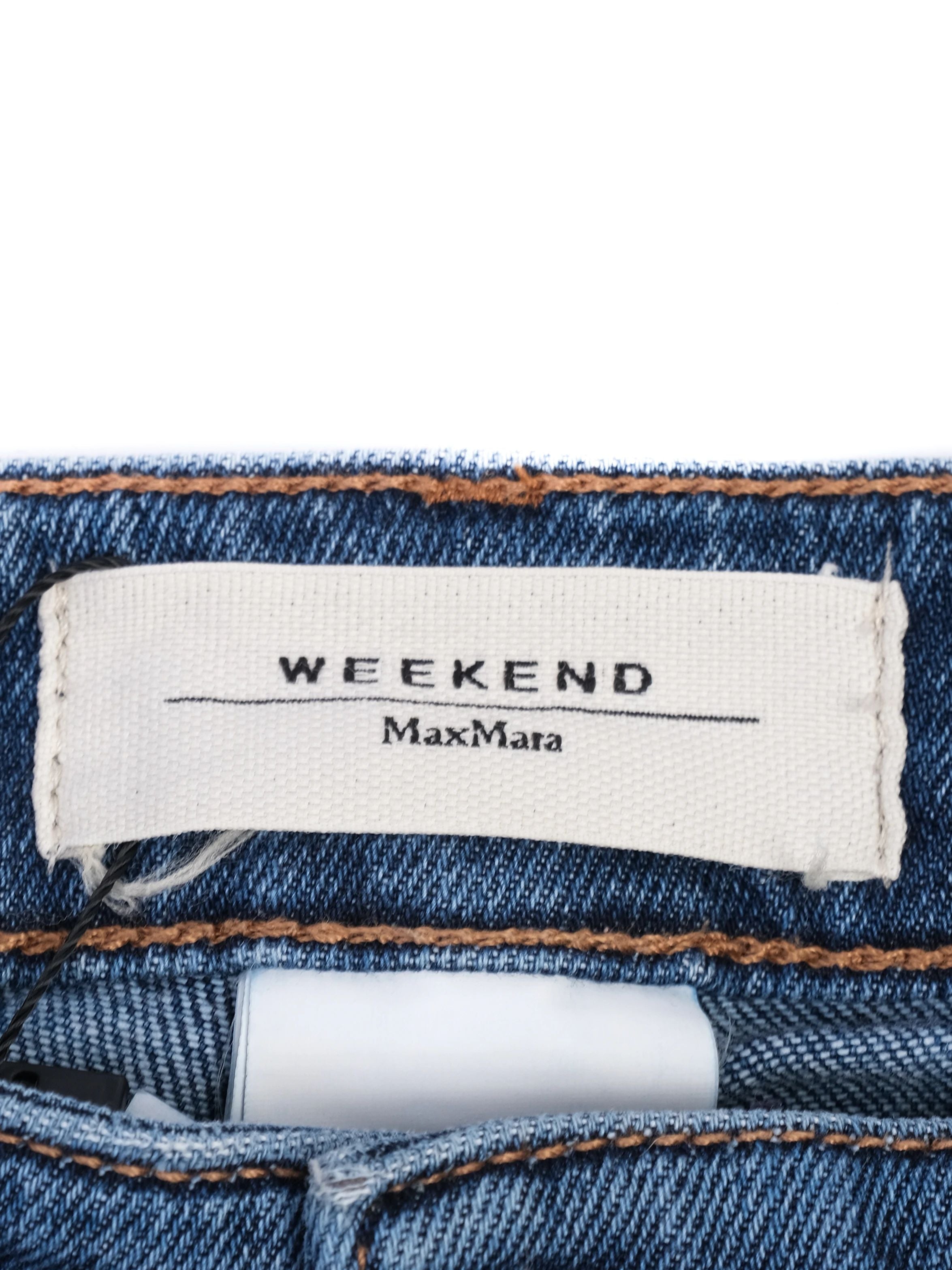 Weekend MaxMara Blue Cotton Jeans Size S Excellent Condition
