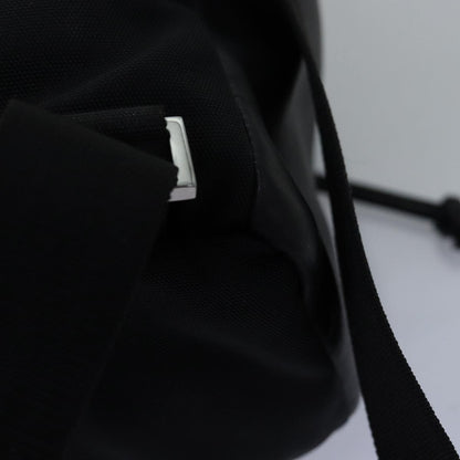 Gucci Backpack Nylon Leather Black