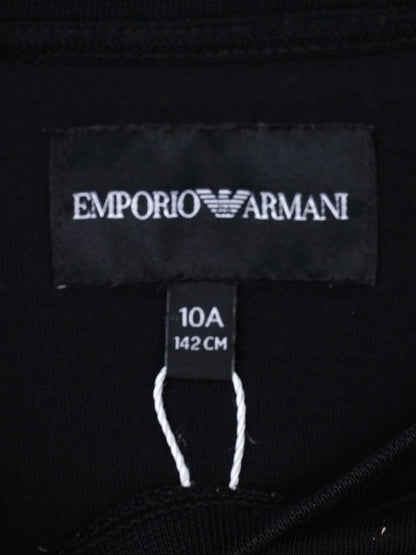 Excellent Emporio Armani Black Long Sleeve Shirt Size 10A Kids