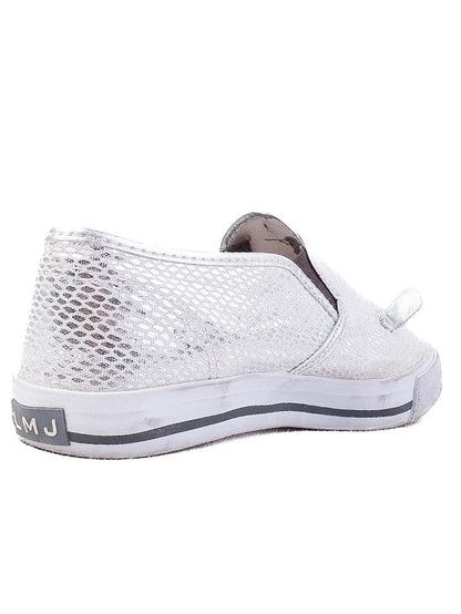 Excellent Marc Jacobs Gray Fabric Slip-On Sneakers Size 36 LMJ