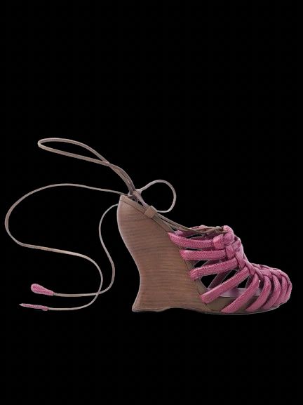 Perfect Bottega Veneta Purple Leather High-Heeled Sandals