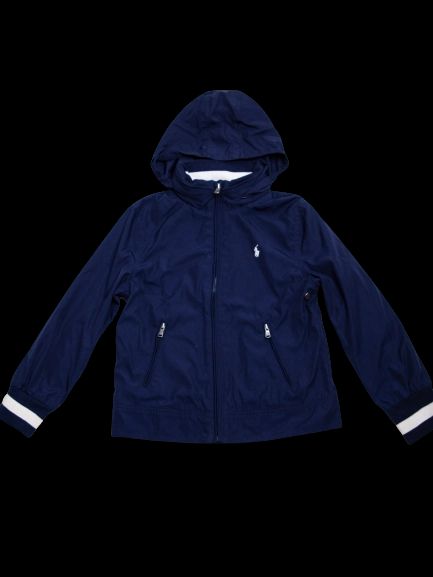 Good Polo Ralph Lauren Kids Hooded Jacket Blue Size 6