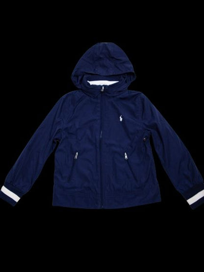 Good Polo Ralph Lauren Kids Hooded Jacket Blue Size 6