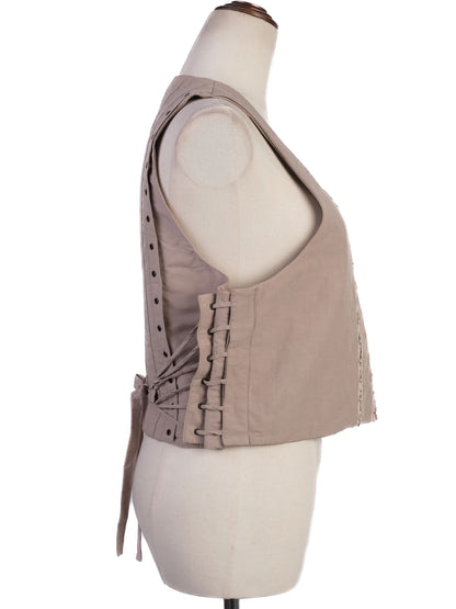 Excellent Stella McCartney Gray Sleeveless Vest Size M