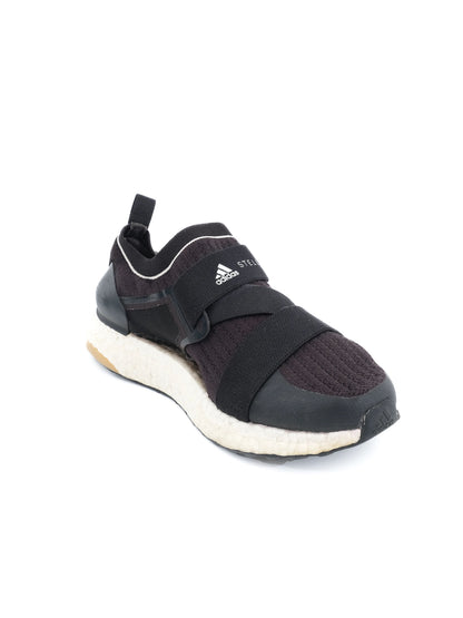 Stella McCartney Black Textile Sneakers Size 37.5 Excellent Condition