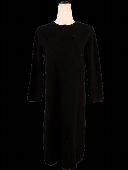 Max Mara Black Wool Dress Size M - Excellent Condition