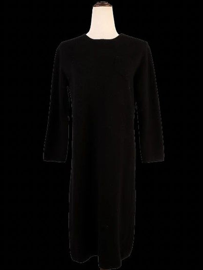Max Mara Black Wool Dress Size M - Excellent Condition