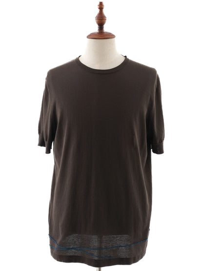 Excellent Hermes Green Cotton T-Shirt Size L for Men