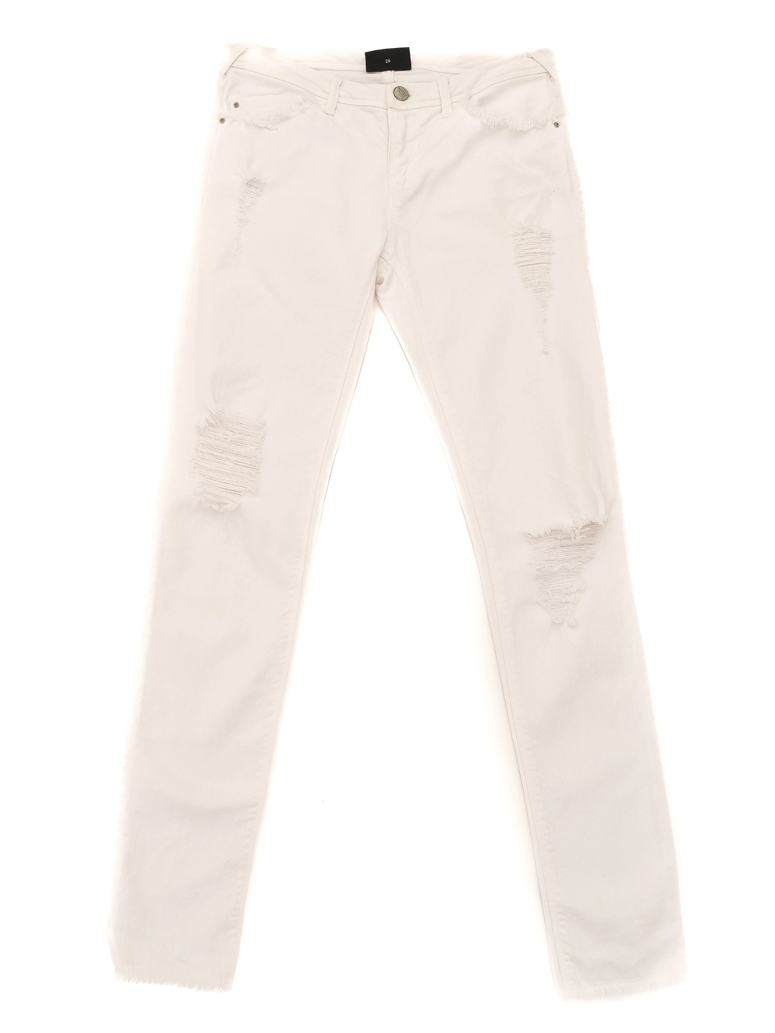 Excellent Emporio Armani Distressed White Jeans for Kids Size S